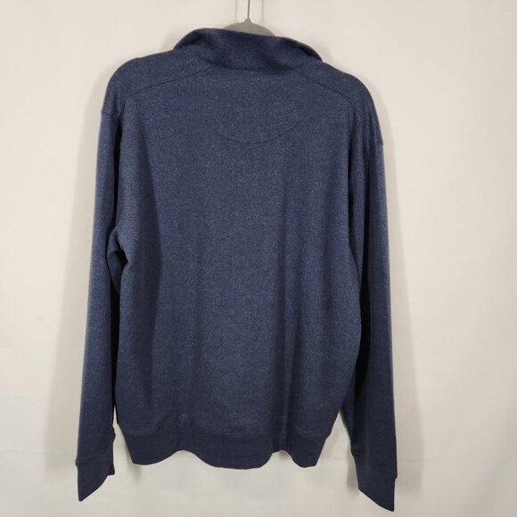 Men's‎ Quarter Zip Pullover in Blue Size Large - Picture 4 of 7